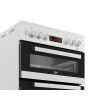 Beko EDC634W 60cm Double Oven Electric Cooker with Ceramic Hob - White