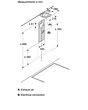 Bosch DWB65CC30B Serie 2 Box Design Wall Hood 60cm Stainless Steel