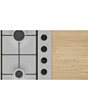 Bosch PBP6B5K60 60cm Stainless Steel Gas Hob
