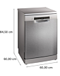 Bosch SMS4EMI06G WiFi Dishwasher 14 Place Stainless