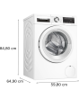 Bosch WNA144V9GB 9kg/5kg 1400 Spin Washer Dryer - White