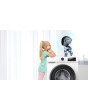 Hisense WFQP9014EVM Washing Machine, 9kg, Freestanding