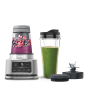Ninja CB100UK 2-in-1 Foodi Power Nutri Blender with Auto-iQ- Silver