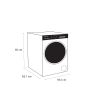 Schonhaus TDSHF018A3W 8kg Heat Pump Tumble Dryer - White