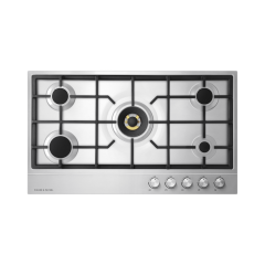 Fisher & Paykel 90cm Gas Hob in Stainless Steel Finish