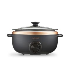 Morphy Richards 461016 Sear & Stew Slow Cooker - 6.5L Rose Gold