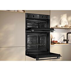 Neff U1ACE2AG3B 59.4cm Built In Electric Double Oven - Graphite Grey