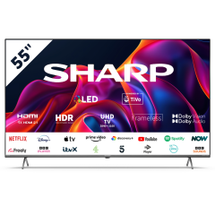 Sharp 4T-C55GM6245KS 55" 4K UHD Quantum Dot Frameless Smart TiVo TV