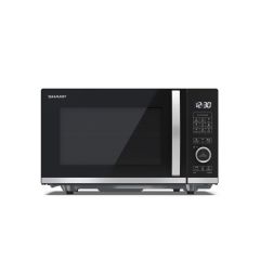 Sharp YC-QG204AU-B  20 Litres Flatbed Microwave Oven with Grill - Black