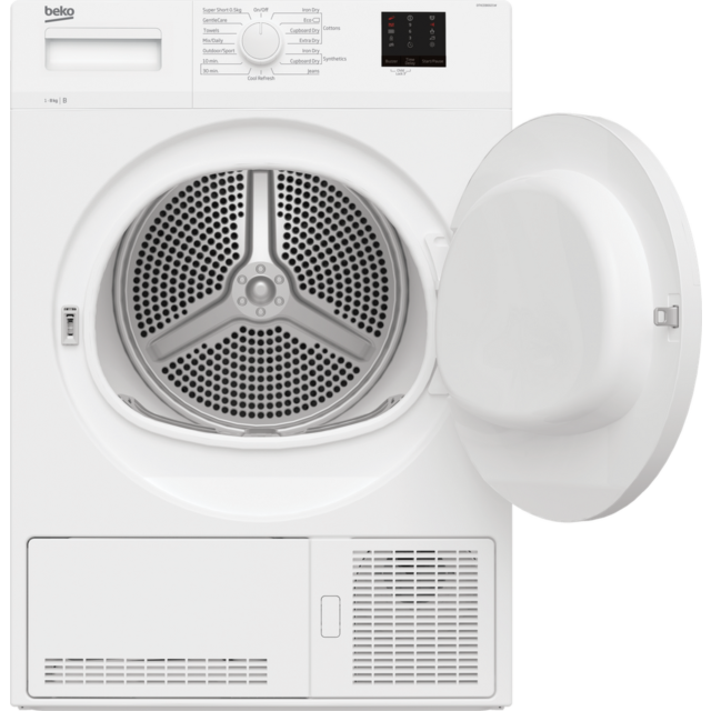 Beko DTKCE80021W 8kg Sensor Condenser Dryer White