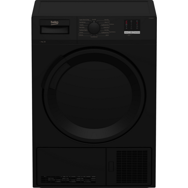 Beko DTLCE80051B 8kg Sensor Condenser Dryer Black