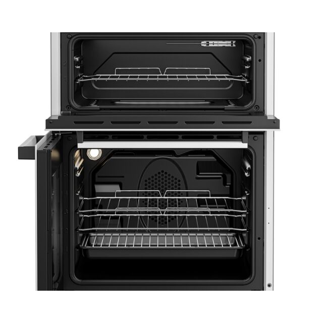 Beko EDC634W 60cm Double Oven Electric Cooker with Ceramic Hob - White