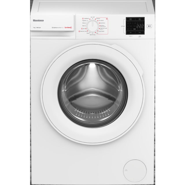 Blomberg LWA27461W 7kg 1400 Spin Washing Machine - White