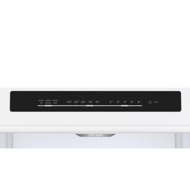Bosch KGN392WDFG Serie 4 Freestanding Fridge Freezer White NoFrost