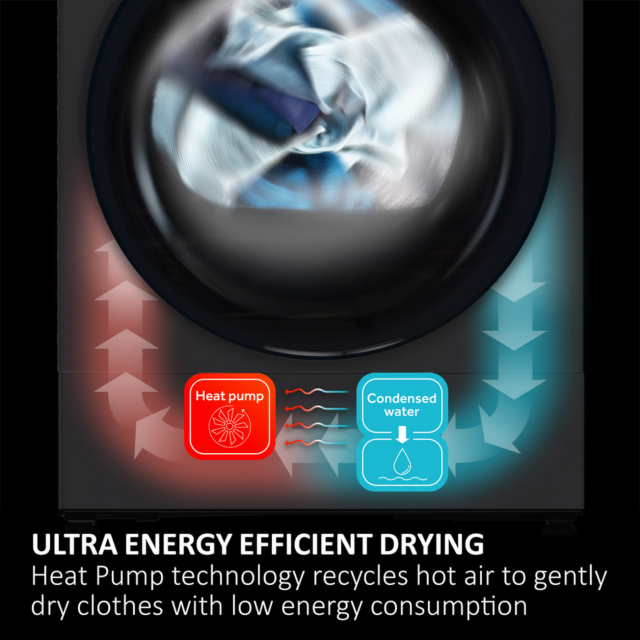 Haier X5 Plus HD90-D357AU1 9kg Heat Pump Dryer White