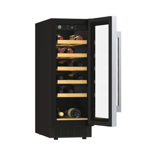 Hoover HWCB 30 UK/N HWCB30UK/N 29.5cm Built In Wine Cooler - Black