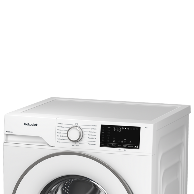 Hotpoint HEV841WUK 8kg 1400 Spin Washing Machine White