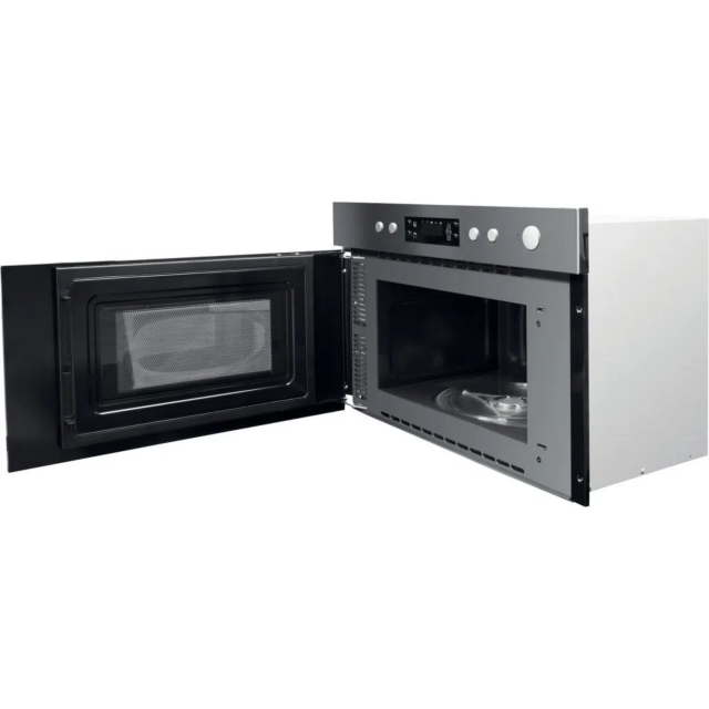 Hotpoint MN314IXH 22 Litres Built In Microwave & Grill - Stainless Steel