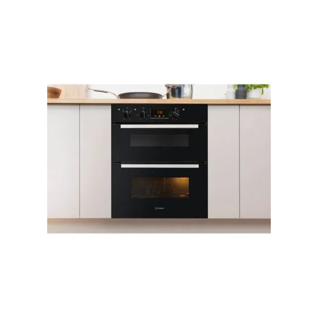 Indesit IDU6340BL Aria Built-In Double Electric Oven