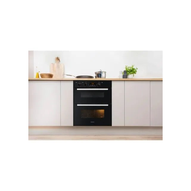 Indesit IDU6340BL Aria Built-In Double Electric Oven