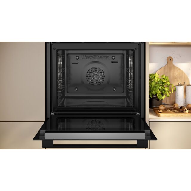 Neff B2DCG7AK3B 59.4cm Built In Electric Single Oven - Black