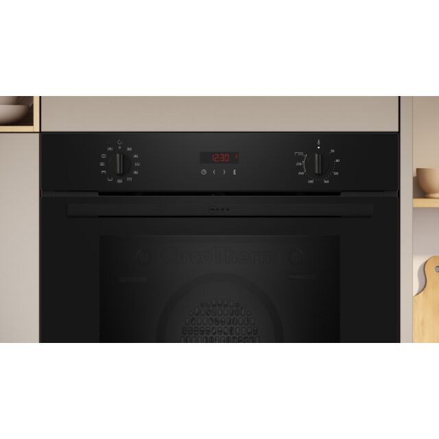 Neff B2DCG7AK3B 59.4cm Built In Electric Single Oven - Black