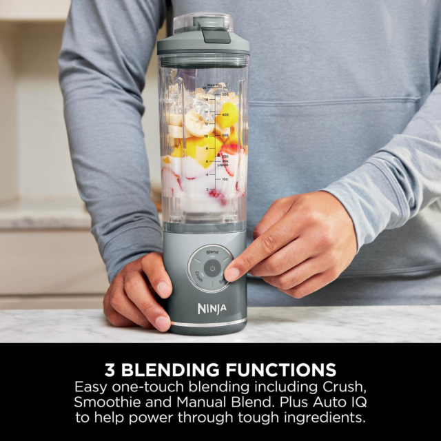 Ninja BC251UKSL Blast Max Portable Blender Silver