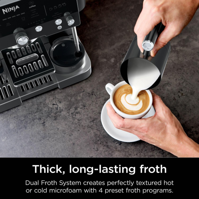 Ninja ES601UKBK Luxe Caf? Premier Espresso Machine