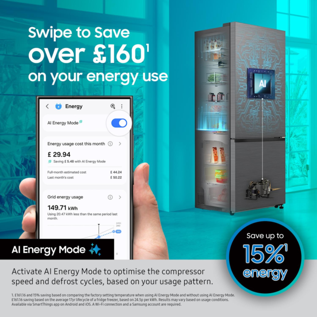 Samsung RB38C602CS9/EU - Frost Free Fridge Freezer