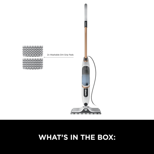 Shark S2001UK SteamSpot Steam Blaster Mop White