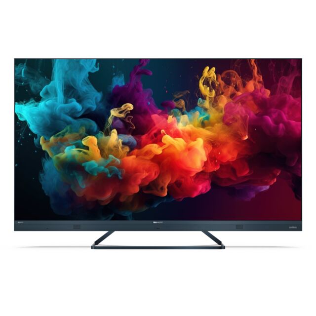 Sharp 4T-C55FQ5KM2KG 55inch 4K UHD Quantum Dot Frameless Smart Google TV
