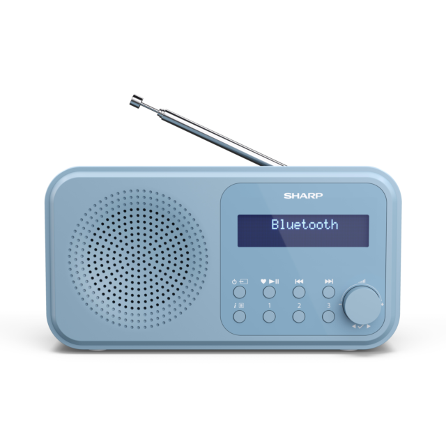 Sharp DR-P420 BL DR-P420BL Portable Digital Radio - Blue