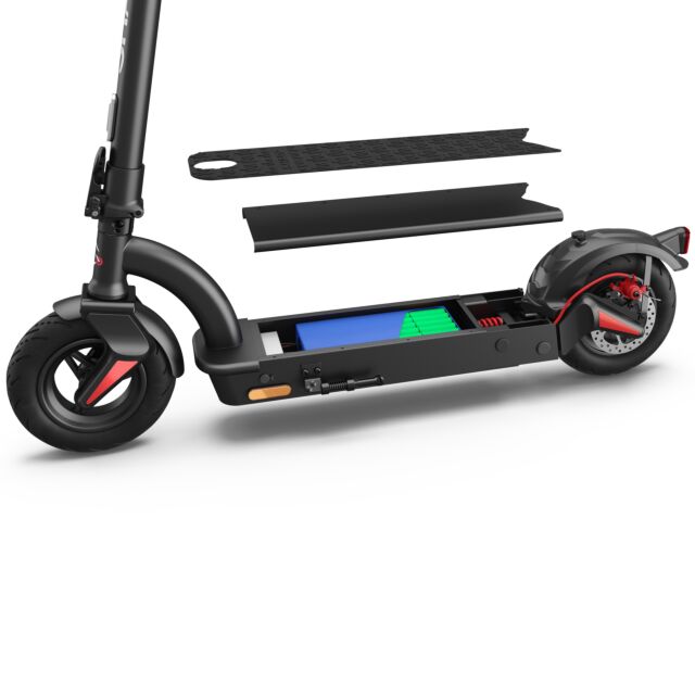 Sharp EM-KS2AEU-B E-Scooter with built in display and app control - Black