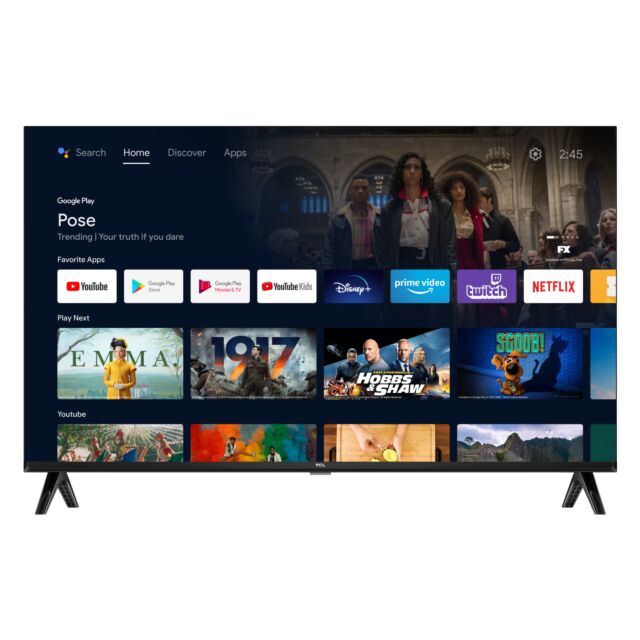 TCL 32S5400AFK 32inch Frameless FHD HDR Smart Android TV
