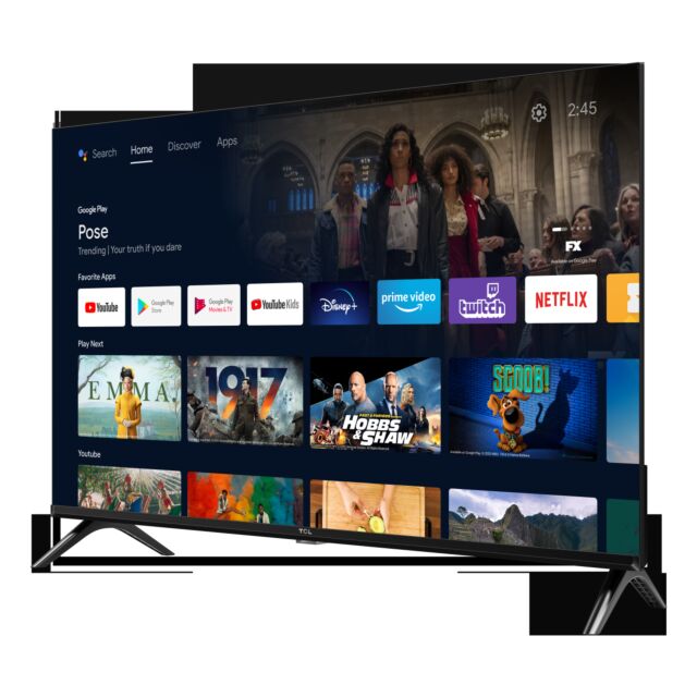 TCL 40S5400AK 40inch Frameless FHD HDR Smart Android TV