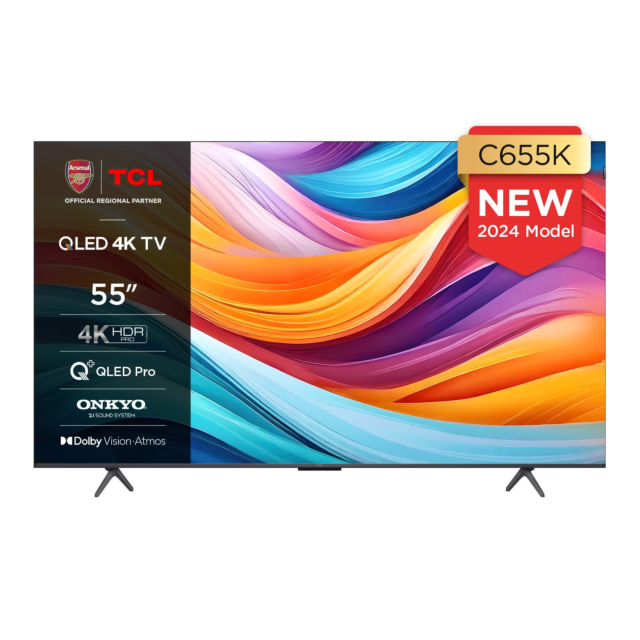 TCL 55C655K 55inch 4K QLED HDR Pro Android TV