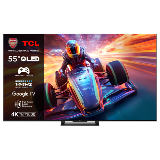 TCL 55C745K 55inch 4K QLED HDR Pro Google TV