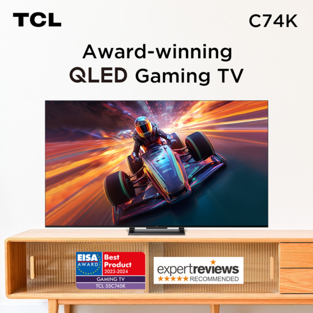 TCL 55C745K 55inch 4K QLED HDR Pro Google TV